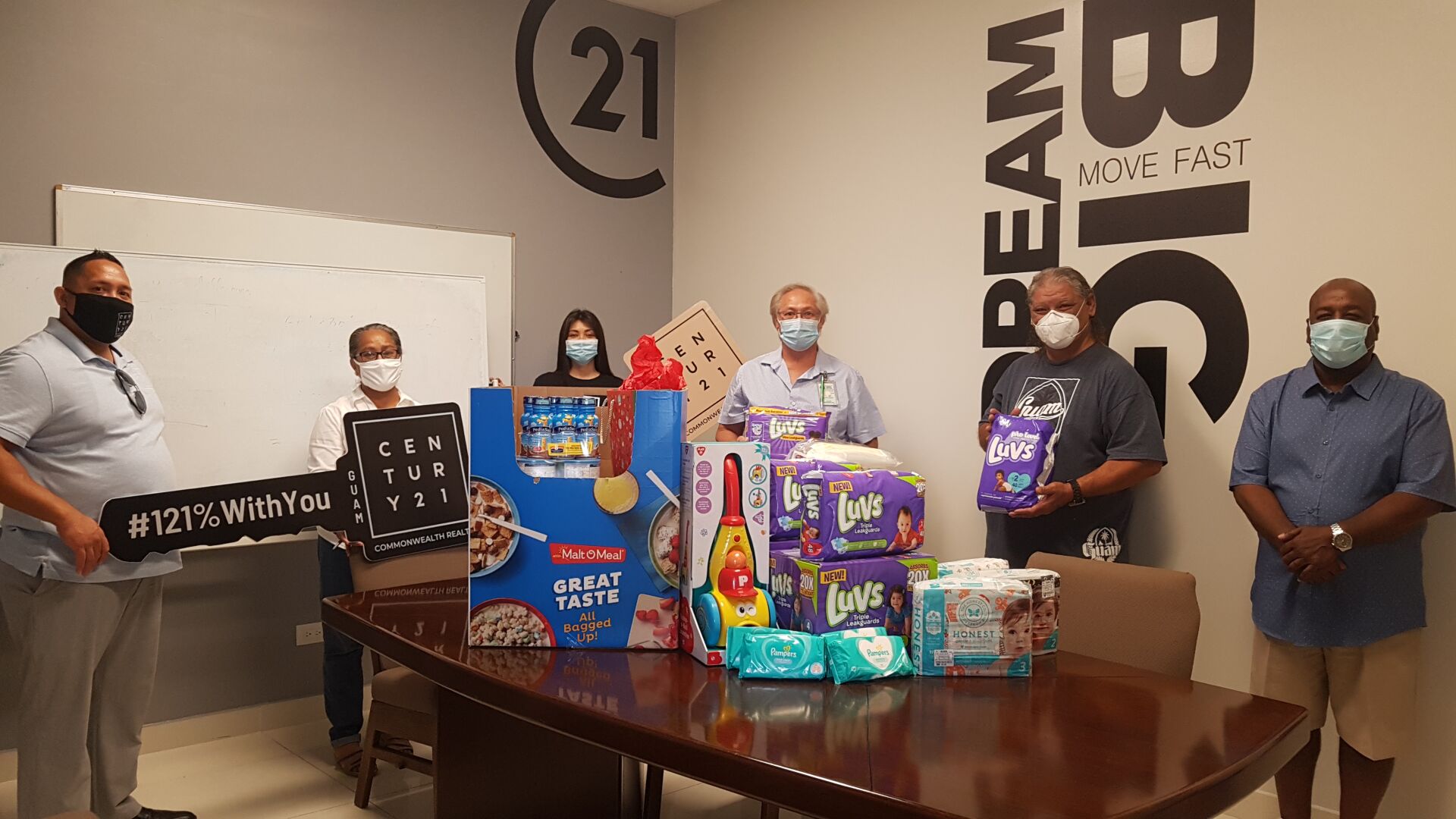 Baby supplies donated to homeless shelter families